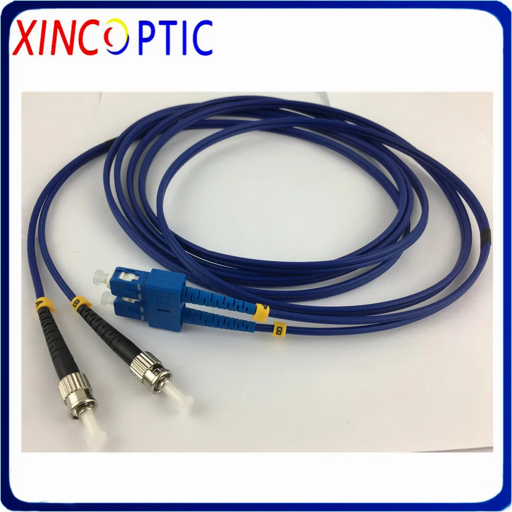 2 core Duplex 15M Singlemode Armored Patch Cord 2 cores 15M SM G652D/G657A ST SC LC FC 2 fiber Optical Fiber Jumper Cable
2 core Duplex 15M Singlemode Armored Patch Cord 2 cores 15M SM G652D/G657A ST SC LC FC 2 fiber Optical Fiber Jumper Cable