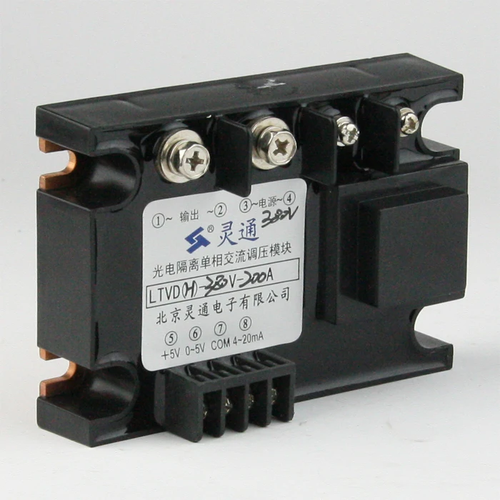 Photoelectric Isolation Single-phase AC Voltage Regulating Module Fully Isolated Voltage Regulating Module LTVDH-380V-200A
Photoelectric Isolation Single-phase AC Voltage Regulating Module Fully Isolated Voltage Regulating Module LTVDH-380V-200A