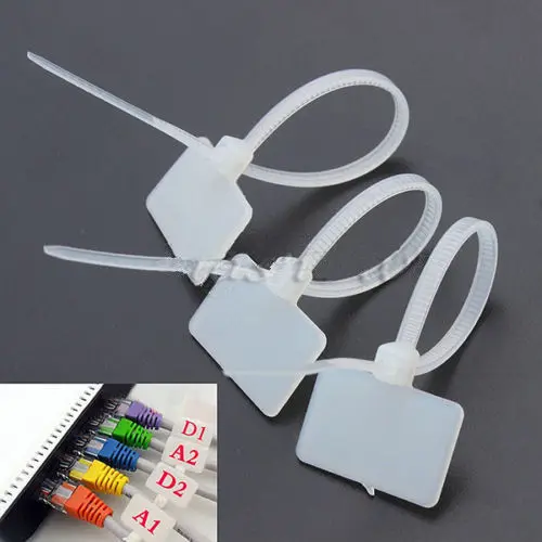 100 Pcs Zip Ties Write on Ethernet RJ45 RJ12 Wire Power Cable Label Mark Tags 10cm Tag Zip Tie Marker
100 Pcs Zip Ties Write on Ethernet RJ45 RJ12 Wire Power Cable Label Mark Tags 10cm Tag Zip Tie Marker