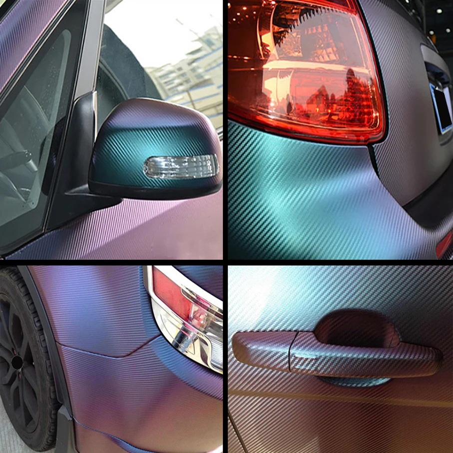 3D Carbon Fiber Green Purple Chameleon Vinyl Wrap Film Car Styling Bonnet Motorcycle Wrapping Decals Sticker Air Release Free
3D Carbon Fiber Green Purple Chameleon Vinyl Wrap Film Car Styling Bonnet Motorcycle Wrapping Decals Sticker Air Release Free