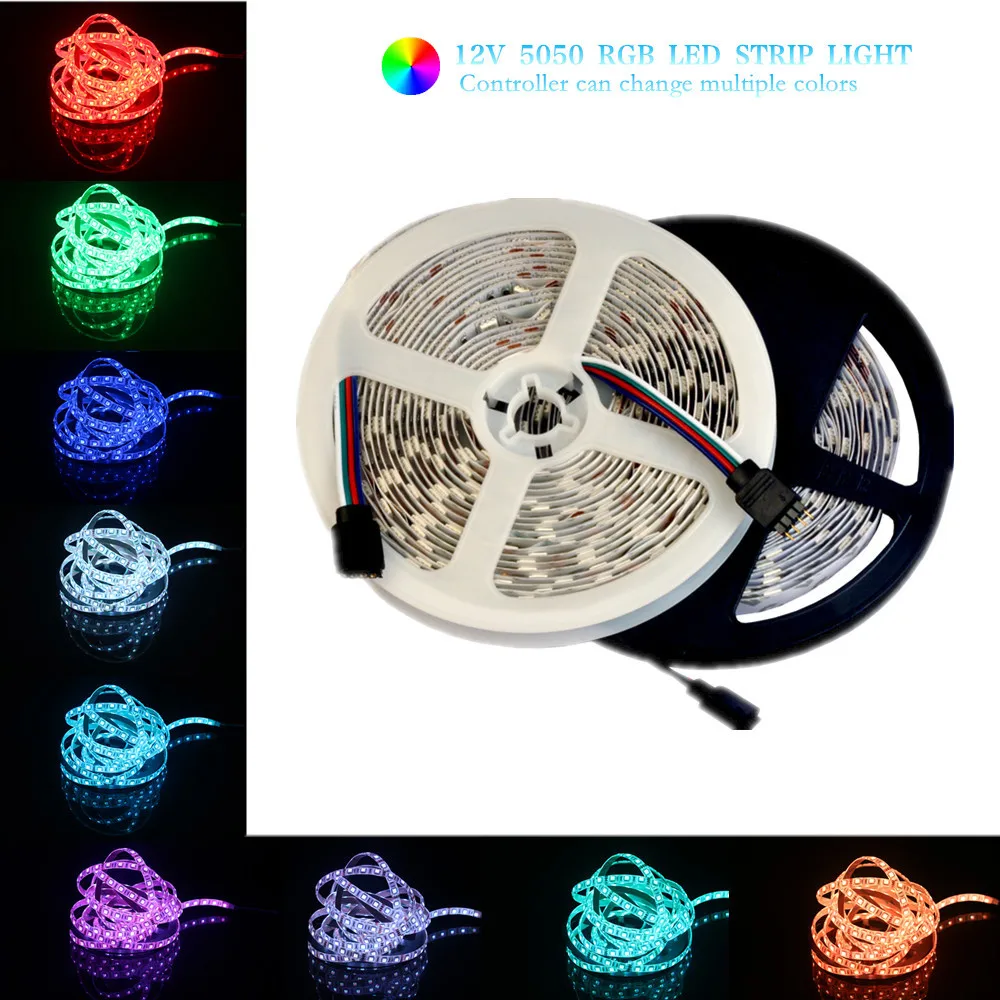 Светодиодная лента 5050 RGB светильник Кая Светодиодная лента, адаптер постоянного тока 12 В + ИК-пульт дистанционного управления или совместима с Bluetooth
Светодиодная лента 5050 RGB светильник Кая Светодиодная лента, адаптер постоянного тока 12 В + ИК-пульт дистанционного управления или совместима с Bluetooth