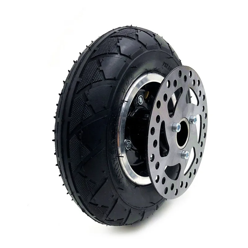 NEW 8" Electric Scooter Tyre With Wheel Hub with Brake disc 200x50 Inflation Tyre&inner tube Electric Vehicle Aluminium tire
NEW 8" Electric Scooter Tyre With Wheel Hub with Brake disc 200x50 Inflation Tyre&inner tube Electric Vehicle Aluminium tire