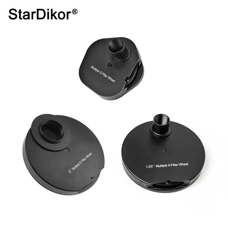 StarDikor 1,25 дюйма/2 дюймов несколько окулярный фильтр колесо металлический для астрономического телескопа наблюдения со Стопорным кольцом
StarDikor 1,25 дюйма/2 дюймов несколько окулярный фильтр колесо металлический для астрономического телескопа наблюдения со Стопорным кольцом