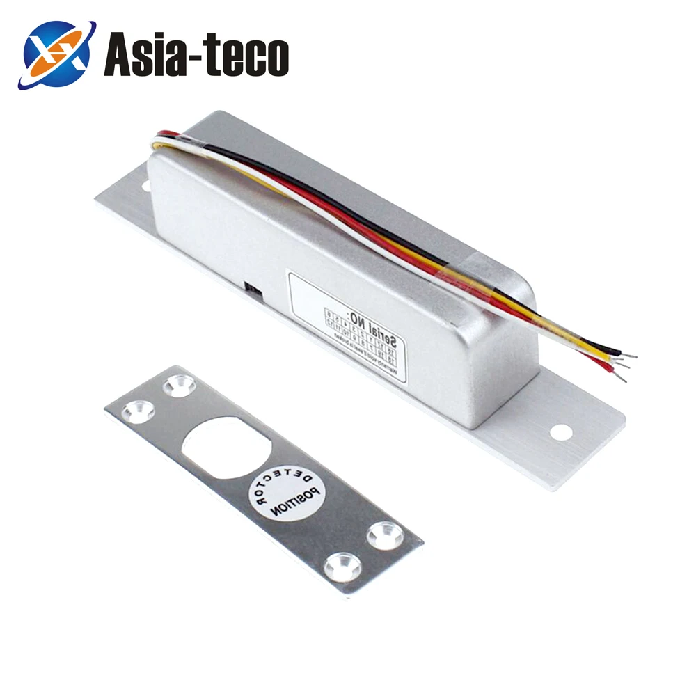 DC 12V Metal Electric Bolt Lock NC Fail Safe Mortise Electronic Access Control Lock Glass Single Door Lock
DC 12V Metal Electric Bolt Lock NC Fail Safe Mortise Electronic Access Control Lock Glass Single Door Lock