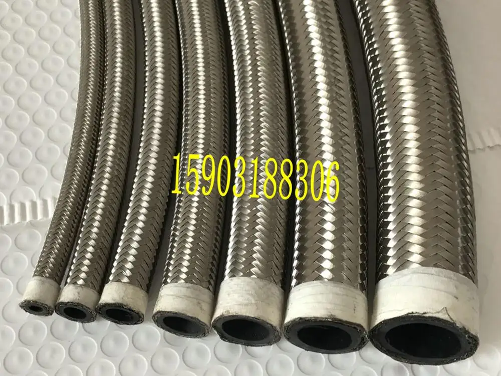 KFAFINENE Universal Car Modification AN10 S/S Braided Hose Rubber Fuel Oil Cooler Hose Line 1M
KFAFINENE Universal Car Modification AN10 S/S Braided Hose Rubber Fuel Oil Cooler Hose Line 1M