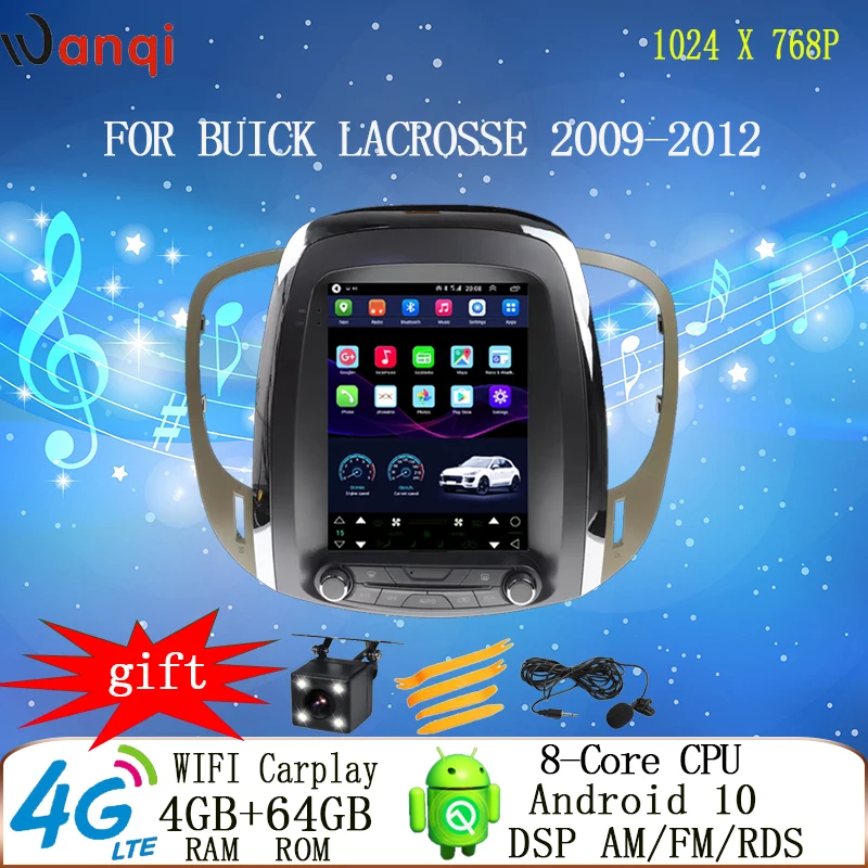 Tesla Screen For 2009 2010 2011 2012 BUICK LACROSSE Android 10.0 Car Multimedia Player GPS Audio Radio Stereo Head Unit
Tesla Screen For 2009 2010 2011 2012 BUICK LACROSSE Android 10.0 Car Multimedia Player GPS Audio Radio Stereo Head Unit