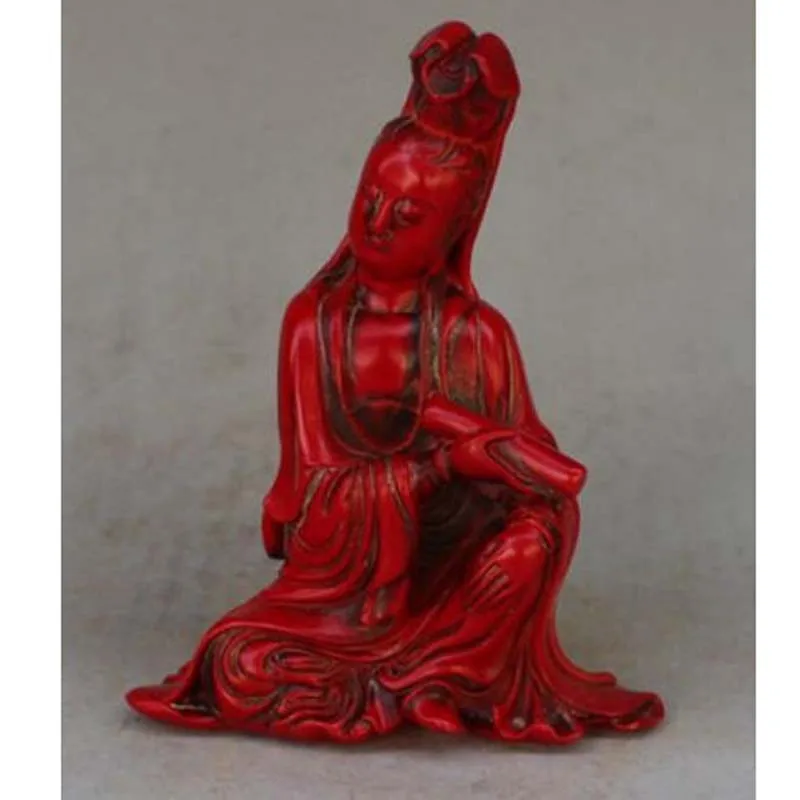Китайская Коллекционная классическая красная статуя Будды Kwan-yin ручной работы
Китайская Коллекционная классическая красная статуя Будды Kwan-yin ручной работы