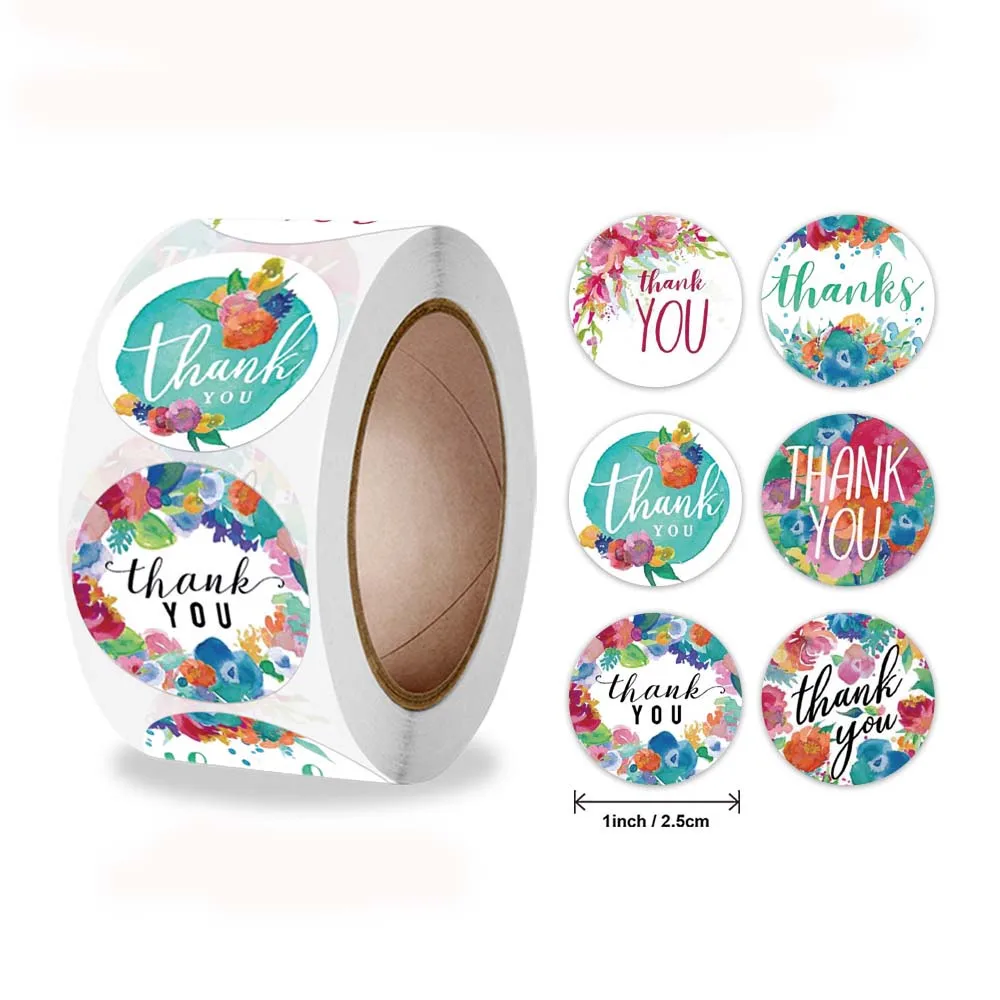 100-500pcs 1inch Beauty Flower Thank You Stickers For Gift Packaging Decorations Labels Envelope Seal Labels
100-500pcs 1inch Beauty Flower Thank You Stickers For Gift Packaging Decorations Labels Envelope Seal Labels