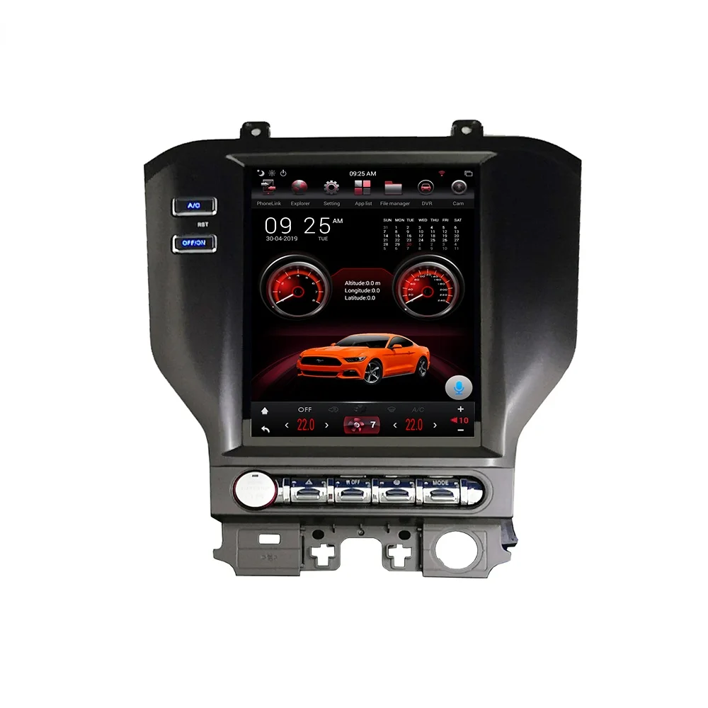 New Android 9.0 PX6 10.4'' Car DVD Player Audio Radio System For Ford Mustang 2014-2019 with BT wifi GPS
New Android 9.0 PX6 10.4'' Car DVD Player Audio Radio System For Ford Mustang 2014-2019 with BT wifi GPS