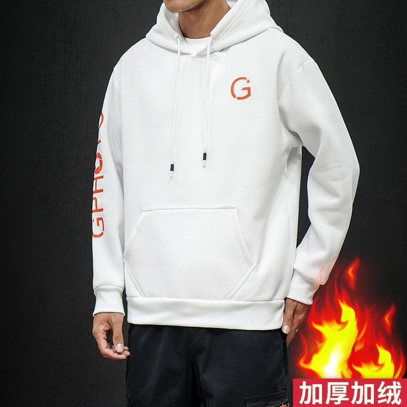 EL BARCO Winter Warm Thick Hoodies Men Sweatshirt G Print Hip Hop Hooded Tops Black Male Coats Harajuku Streetwear White Jackets
EL BARCO Winter Warm Thick Hoodies Men Sweatshirt G Print Hip Hop Hooded Tops Black Male Coats Harajuku Streetwear White Jackets
