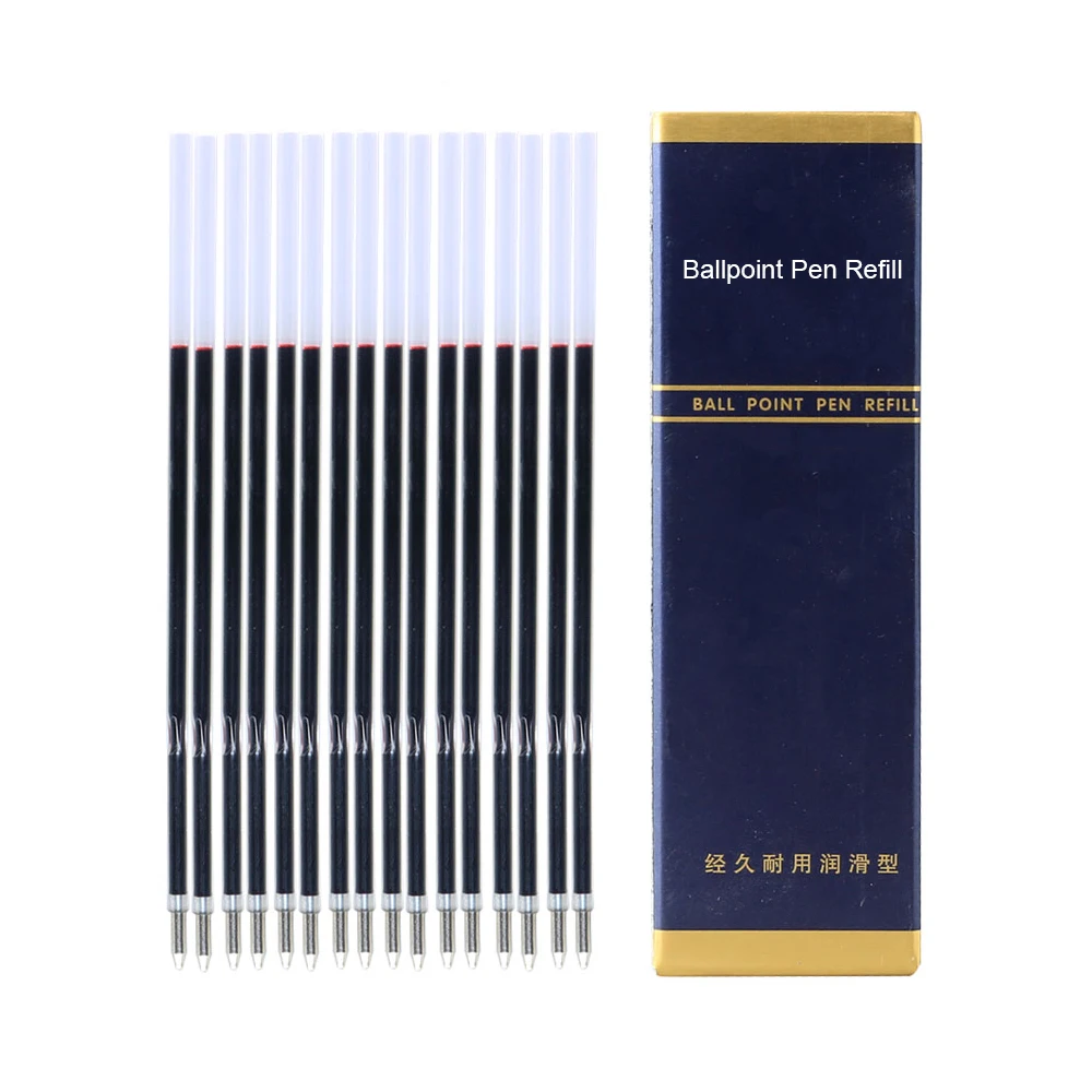 100 Pcs 0.7mm Ballpoint Pen Refill Black Red Blue 3 Colors Office Supplies Escolar Writing Pen High Quality Mb Roller Pen
100 Pcs 0.7mm Ballpoint Pen Refill Black Red Blue 3 Colors Office Supplies Escolar Writing Pen High Quality Mb Roller Pen
