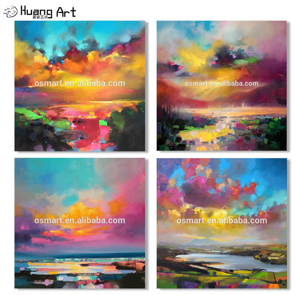Modern Wall Painting Handmade Rainbow Sky Landscape Oil Painting for Home Decorative Colorful Abstract Seascape Picture Art
Modern Wall Painting Handmade Rainbow Sky Landscape Oil Painting for Home Decorative Colorful Abstract Seascape Picture Art