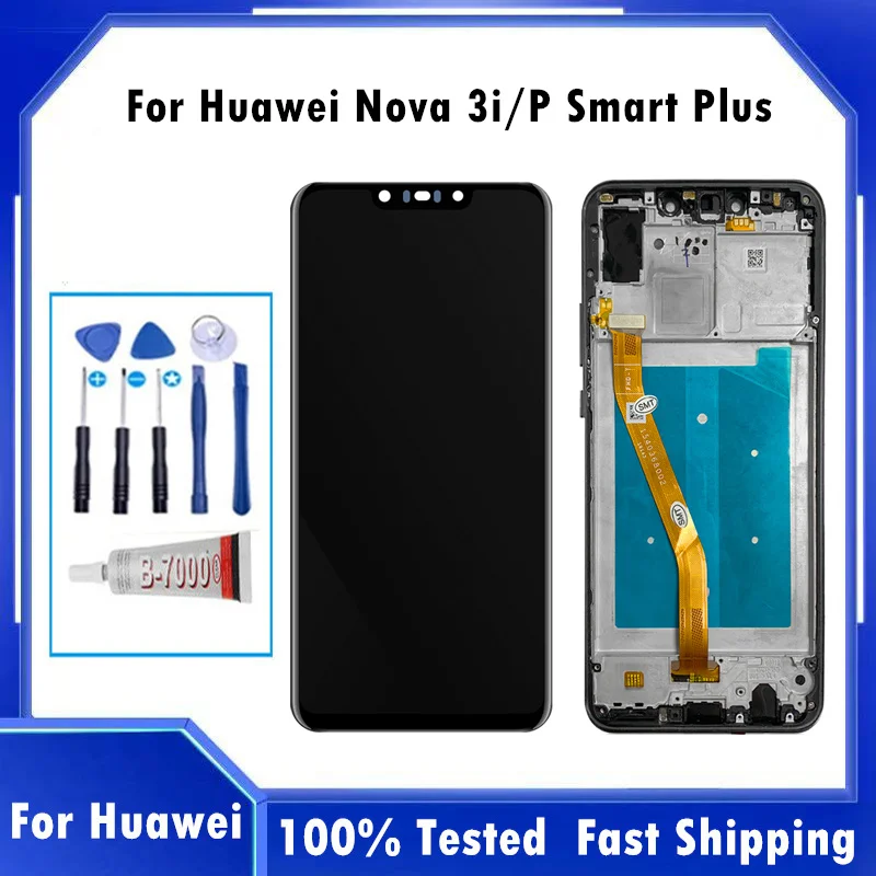 Для Huawei Nova 3i INE-LX1 LX2 ЖК-дисплей сенсорный экран дигитайзер с рамкой для Huawei P Smart Plus Замена дисплея
Для Huawei Nova 3i INE-LX1 LX2 ЖК-дисплей сенсорный экран дигитайзер с рамкой для Huawei P Smart Plus Замена дисплея