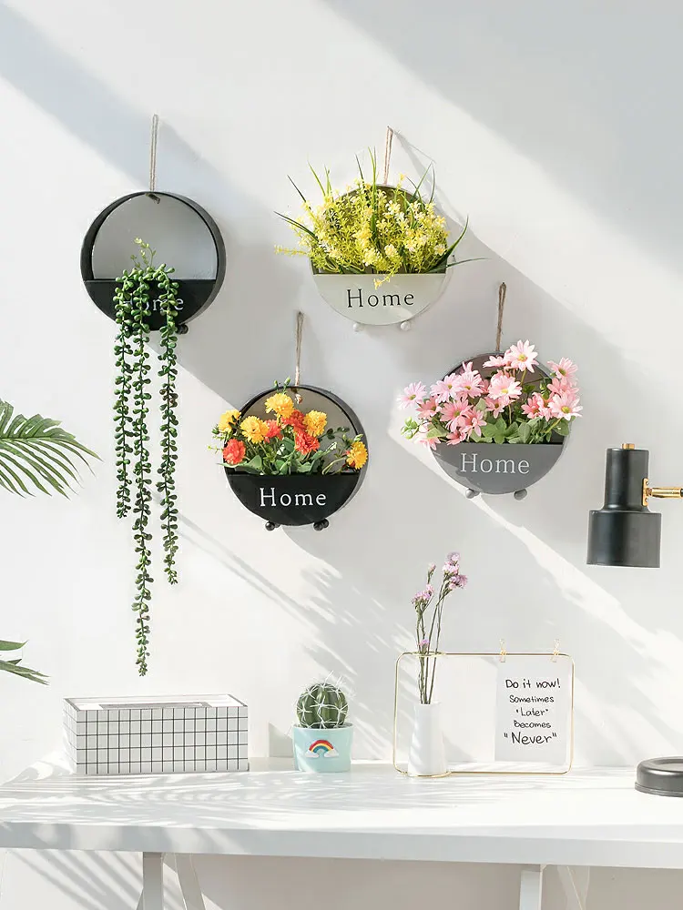 Wall pendant wall flower pot wall creative home Nordic room bedroom dining room wall decoration plants
Wall pendant wall flower pot wall creative home Nordic room bedroom dining room wall decoration plants