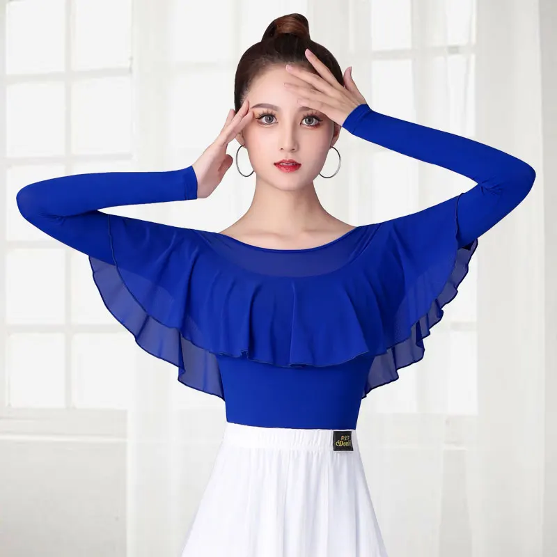 Excellent Quality Latin Dance Shirt Female Sexy Performance Dancing Shirt Ballroom Cha Cha Samba Practice Dance Clothes
Excellent Quality Latin Dance Shirt Female Sexy Performance Dancing Shirt Ballroom Cha Cha Samba Practice Dance Clothes