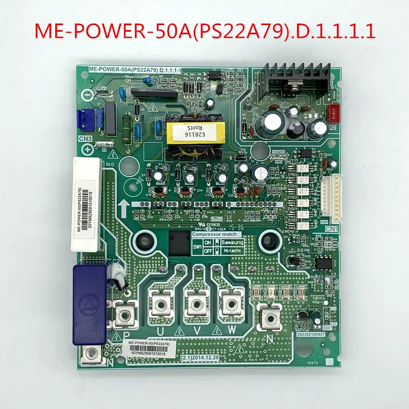 Хорошая работа плата кондиционера ME-POWER-50A(PS22A79).D.1.1.1.1 модуль инвертора постоянного тока
Хорошая работа плата кондиционера ME-POWER-50A(PS22A79).D.1.1.1.1 модуль инвертора постоянного тока