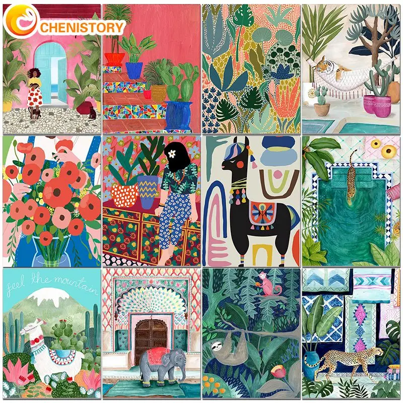 CHENISTORY Paint By Number Abstract Drawing On Canvas HandPainted Painting Art Gift DIY Pictures By Number House Kits Home Decor
CHENISTORY Paint By Number Abstract Drawing On Canvas HandPainted Painting Art Gift DIY Pictures By Number House Kits Home Decor