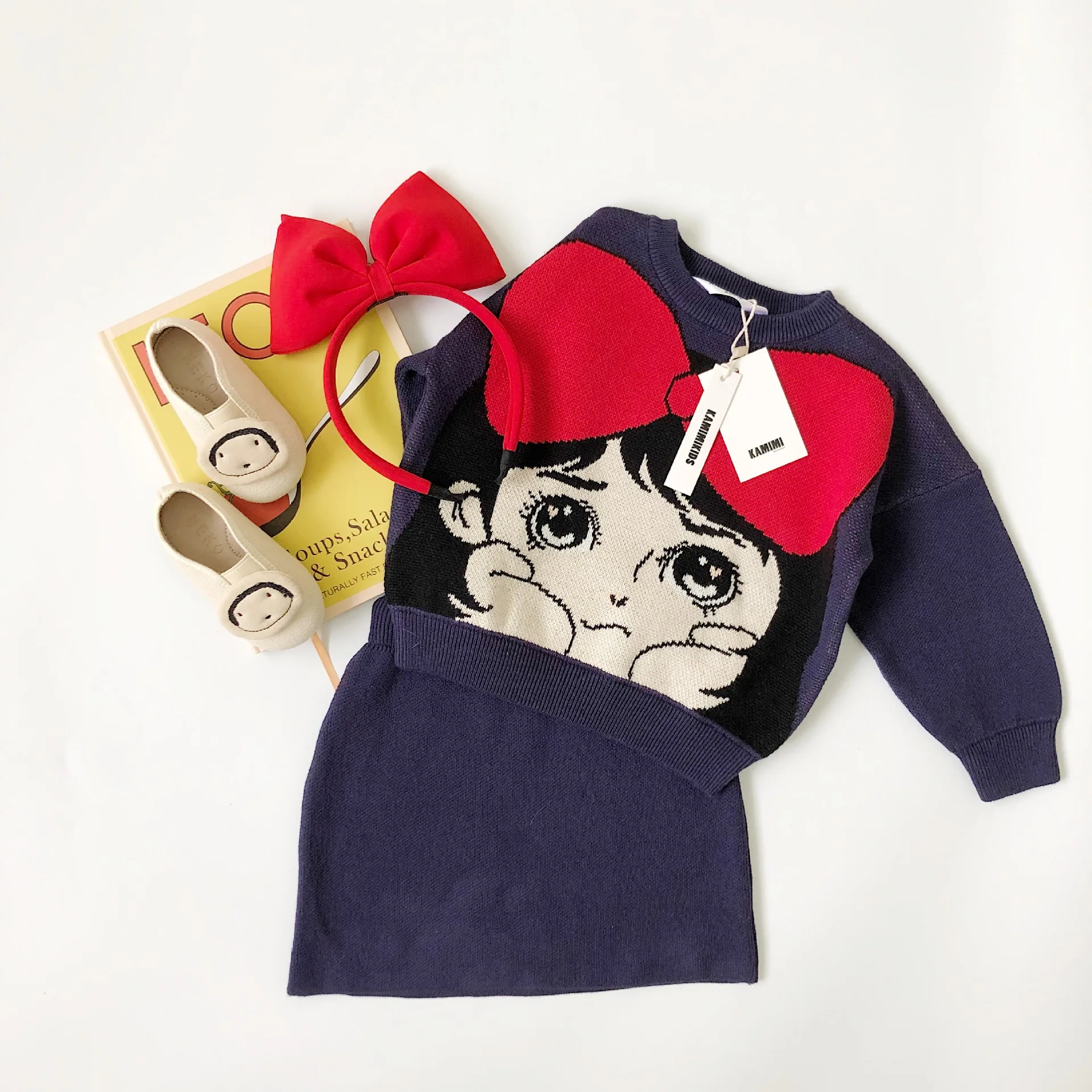 Tonytaobaby Autumn and Winter Clothes New Kids Cartoon Cute Kids Knitted Sweater Girls Two Suits Boutique Kids Clothing
Tonytaobaby Autumn and Winter Clothes New Kids Cartoon Cute Kids Knitted Sweater Girls Two Suits Boutique Kids Clothing