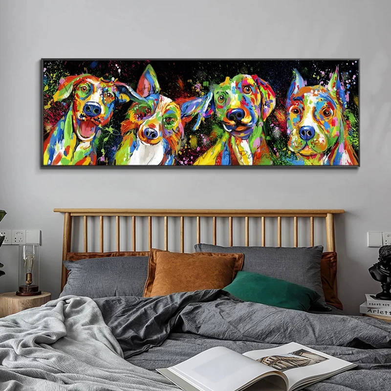 Hand Painted High Quality Abstract Canvas Animal Oil Painting Thick Textured Dog Wall Art Large Modern Living Room Porch Decor
Hand Painted High Quality Abstract Canvas Animal Oil Painting Thick Textured Dog Wall Art Large Modern Living Room Porch Decor
