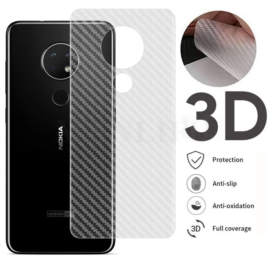 10Pcs/lot 3D Clear Carbon Fiber Screen Protector For Nokia 3.1 5.1 6.1 Plus 6.2 7.2 Back Cover Protective Guard Film Nokia 5 7 8
10Pcs/lot 3D Clear Carbon Fiber Screen Protector For Nokia 3.1 5.1 6.1 Plus 6.2 7.2 Back Cover Protective Guard Film Nokia 5 7 8