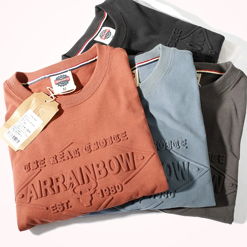 8033 Autumn New Men's Fashion 100% Cotton Letter Printed T-shirt Long-Sleeved O-neck American Retro Bottoming Shirt T Washed Old
8033 Autumn New Men's Fashion 100% Cotton Letter Printed T-shirt Long-Sleeved O-neck American Retro Bottoming Shirt T Washed Old