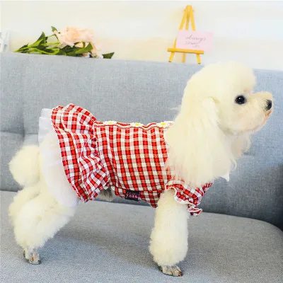 Summer Pet Clothes Cat Princess Dress Puppy Clothes Summer Cute Plaid Skirt Pet Supplies Dog Dresses
Summer Pet Clothes Cat Princess Dress Puppy Clothes Summer Cute Plaid Skirt Pet Supplies Dog Dresses