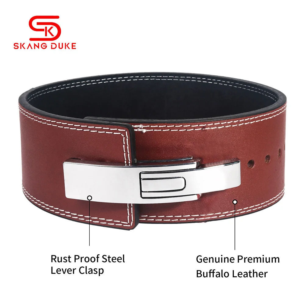 SkangDuke 10MM Leather Weightlifting Belt Waist Support Dumbbell Barbell Squats Gym Weights Fitness Bodybuilding Power Training
SkangDuke 10MM Leather Weightlifting Belt Waist Support Dumbbell Barbell Squats Gym Weights Fitness Bodybuilding Power Training