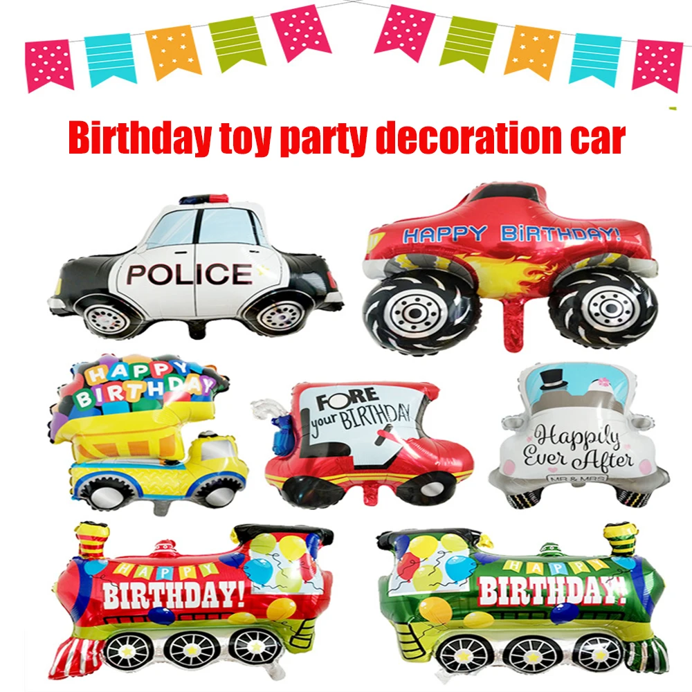 Cartoon Car Aluminum Film Balloons Train School Bus Tank Children Birthday Toy Party Decor Kids Ballon Globos Party Supplies Diy
Cartoon Car Aluminum Film Balloons Train School Bus Tank Children Birthday Toy Party Decor Kids Ballon Globos Party Supplies Diy