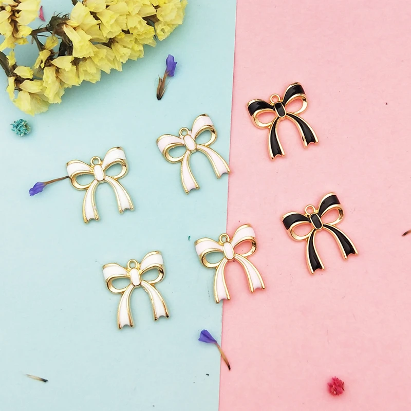 10pcs 18x20mm Alloy Metal Bow Tie Enamel Charms Drop Oil Pendant For DIY Handmade Earring Necklace Bracelet Jewelry Making YZ663
10pcs 18x20mm Alloy Metal Bow Tie Enamel Charms Drop Oil Pendant For DIY Handmade Earring Necklace Bracelet Jewelry Making YZ663