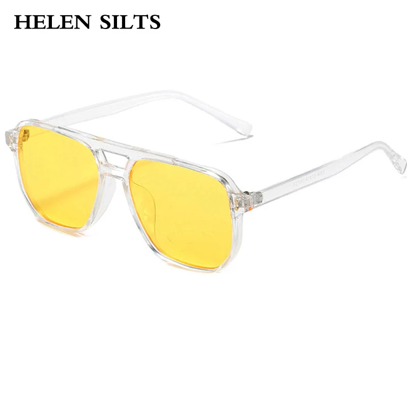 2021 New Rivets Square Sunglasses Women's Fashion Double beam Sun Glasses Female Ocean Yellow Color Eyewear Beach Goggles UV400
2021 New Rivets Square Sunglasses Women's Fashion Double beam Sun Glasses Female Ocean Yellow Color Eyewear Beach Goggles UV400
