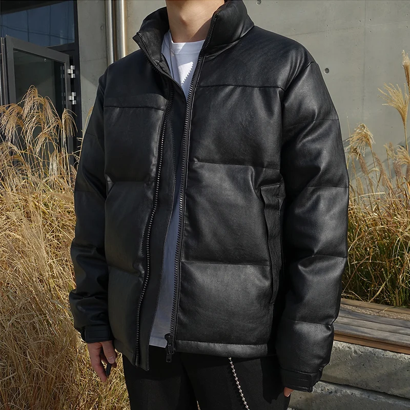 2021 new winter stand-collar cotton jacket men's short jacket thick bread jacket pu leather cotton jacket
2021 new winter stand-collar cotton jacket men's short jacket thick bread jacket pu leather cotton jacket