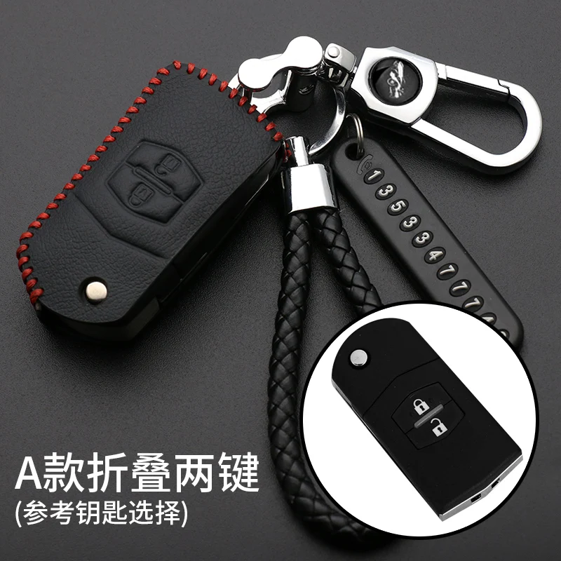 Leather Car Key Case Cover For Mazda 2 3 5 6 CX5 CX-5 M2 M3 M5 M6 Protection Key Shell Skin Bag Only case
Leather Car Key Case Cover For Mazda 2 3 5 6 CX5 CX-5 M2 M3 M5 M6 Protection Key Shell Skin Bag Only case
