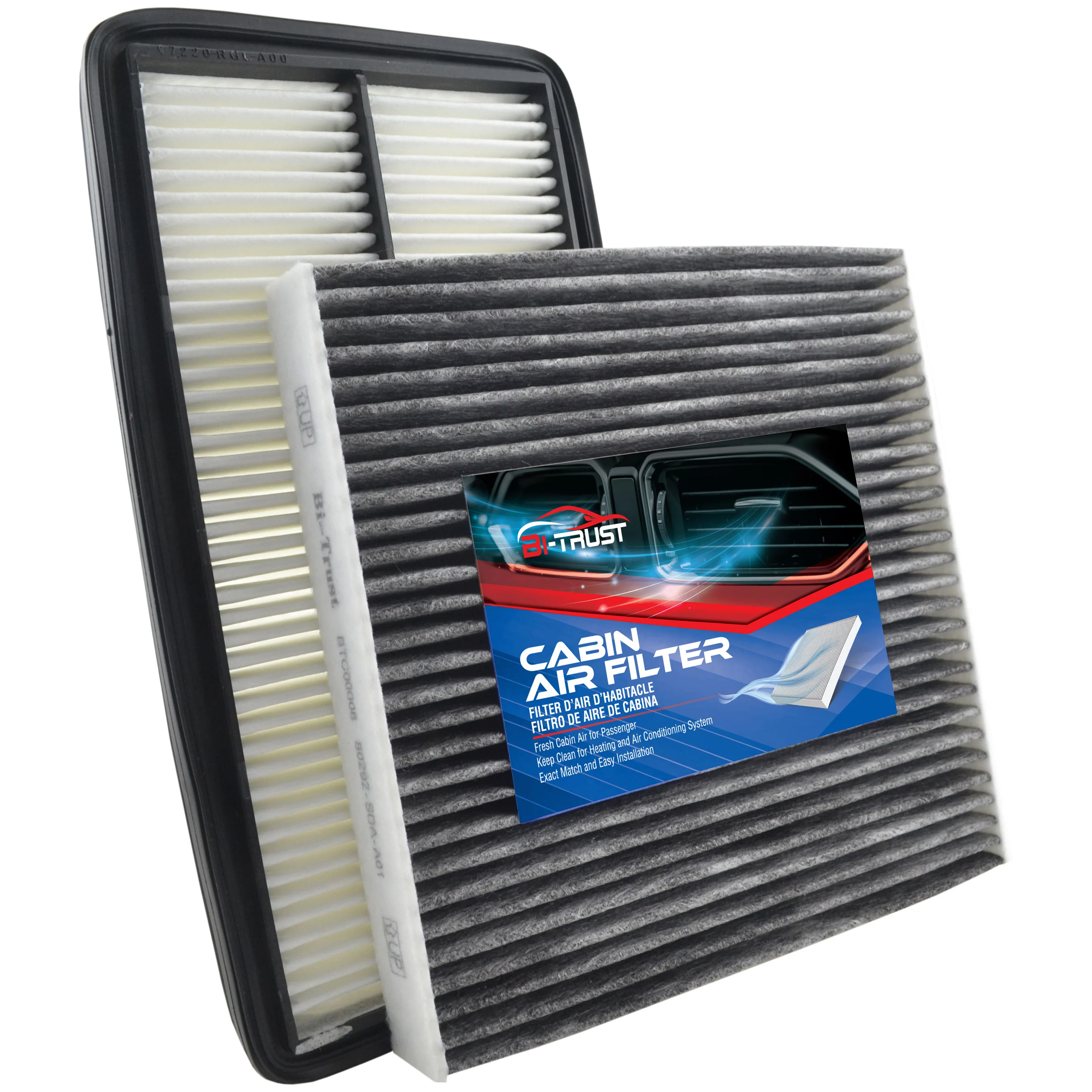 Bi-Trust Engine Cabin Air Filter for 2007-2009 Acura MDX/2005-2010 Honda Odyssey/2009-2015 Honda Pilot 80292-SDA-A01
Bi-Trust Engine Cabin Air Filter for 2007-2009 Acura MDX/2005-2010 Honda Odyssey/2009-2015 Honda Pilot 80292-SDA-A01