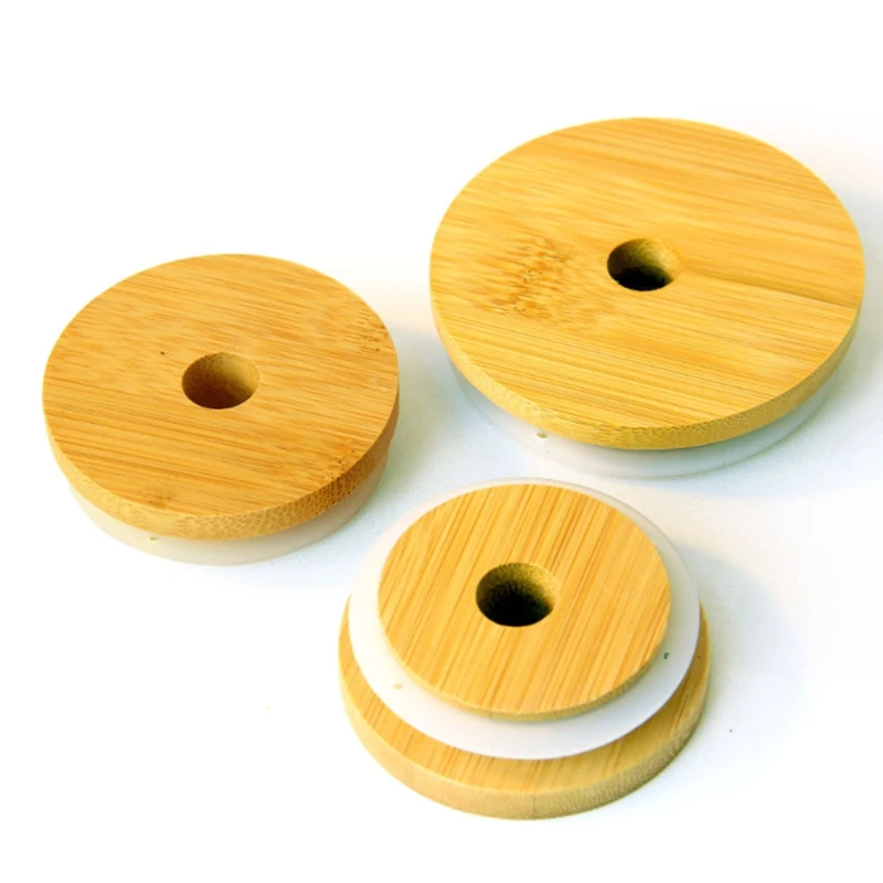 70mm 88mm Bamboo Cap Lids Reusable Bamboo Cover For Mason Jar Lids with Straw Hole and Silicone Seal
70mm 88mm Bamboo Cap Lids Reusable Bamboo Cover For Mason Jar Lids with Straw Hole and Silicone Seal