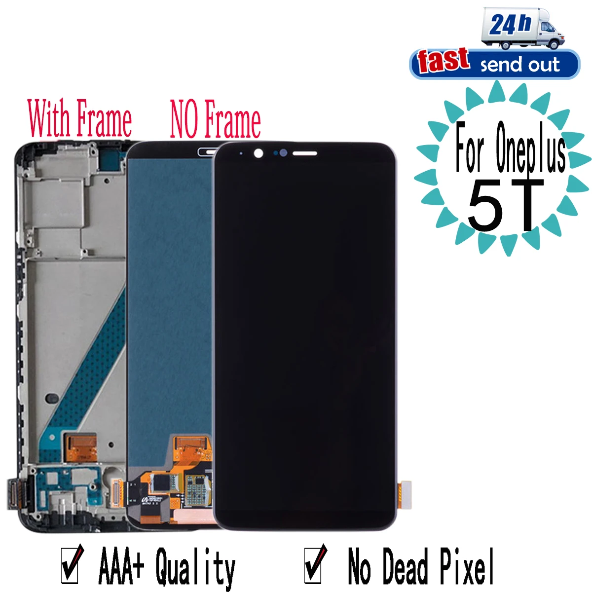 6.01" 5T LCD For Oneplus 5T LCD Display Touch Screen Digitizer Assembly Replacement For Oneplus5T
6.01" 5T LCD For Oneplus 5T LCD Display Touch Screen Digitizer Assembly Replacement For Oneplus5T