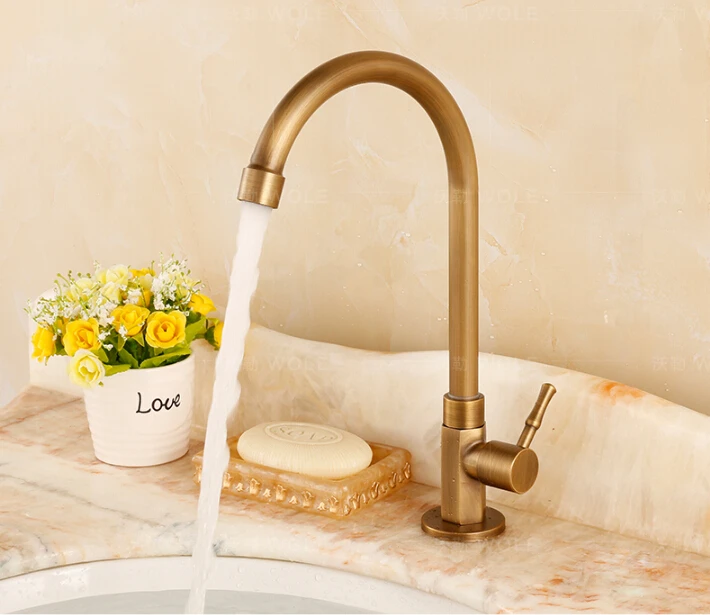 Vidric bronze finished brass material single cold bathroom basin faucet sink faucet
Vidric bronze finished brass material single cold bathroom basin faucet sink faucet