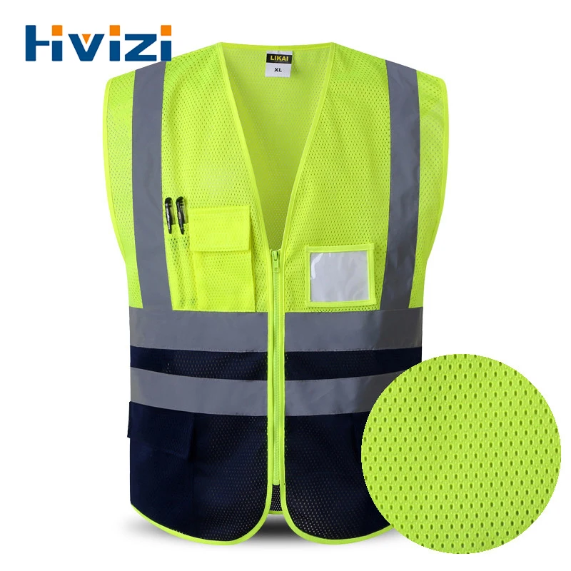 Hi Vis Workwear Jakcet High Visibility Mesh Reflective Safety Vest Logo Printing Free Shipping
Hi Vis Workwear Jakcet High Visibility Mesh Reflective Safety Vest Logo Printing Free Shipping
