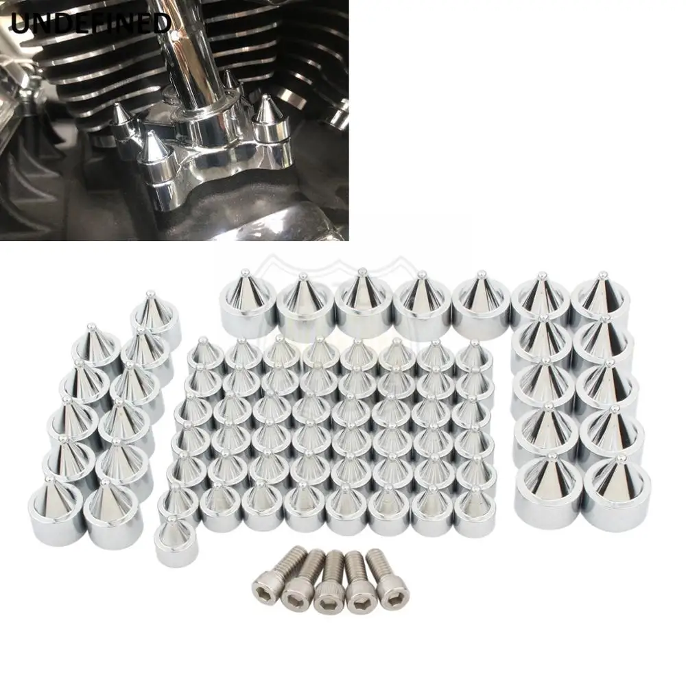 75Pcs Motorcycle Bolts Head Toppers Cover Cap Engine Rocker Screw Nut For Harley Electra Glide Road King FHT Twin Cam 2007-2016
75Pcs Motorcycle Bolts Head Toppers Cover Cap Engine Rocker Screw Nut For Harley Electra Glide Road King FHT Twin Cam 2007-2016