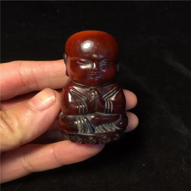 Buddhism Antique Yak Horn Material Carving Little Monk Novice Hand Pieces Collection Ornaments Home Decoration Meditation Deco
Buddhism Antique Yak Horn Material Carving Little Monk Novice Hand Pieces Collection Ornaments Home Decoration Meditation Deco