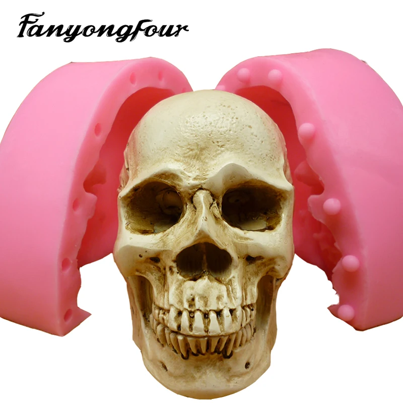 3d skull silicone mold diy making candle resin crafts baking chocolate cake mold
3d skull silicone mold diy making candle resin crafts baking chocolate cake mold