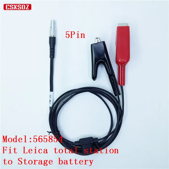 Fit Leica total station to storage battery,Model 565854,Leica total station power cable
Fit Leica total station to storage battery,Model 565854,Leica total station power cable
