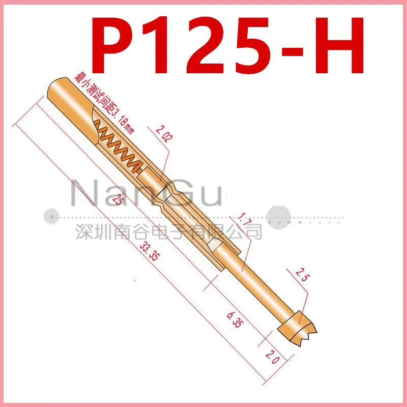 PA125-H 2.5mm Nine-tooth/nine-jaw Plum Blossom Head Spring Test Needle 350g Elasticity
PA125-H 2.5mm Nine-tooth/nine-jaw Plum Blossom Head Spring Test Needle 350g Elasticity