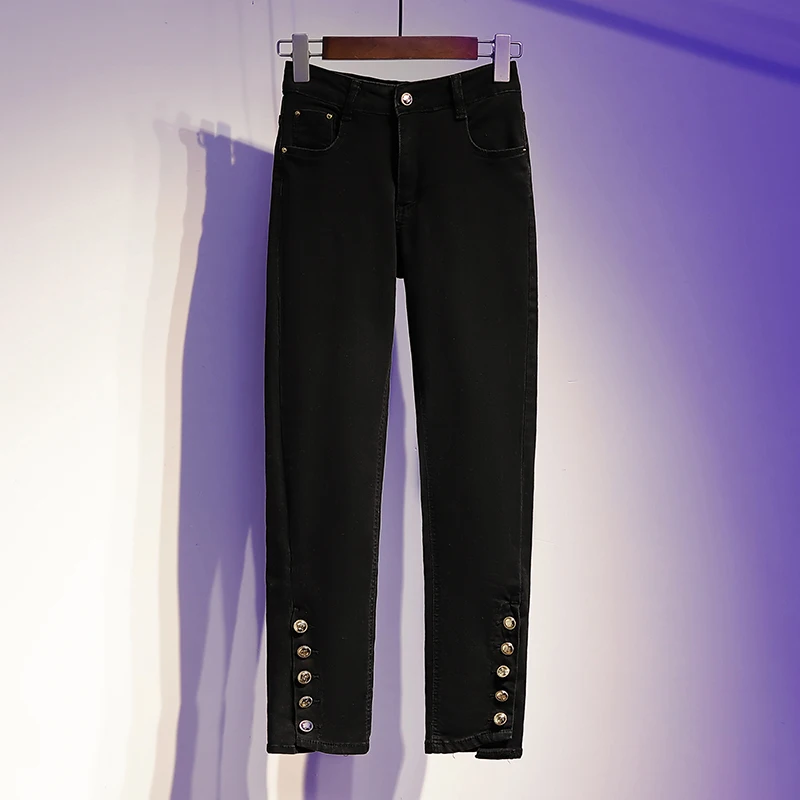 High waist Loose Stretch Straight-leg jeans 5XL Women Spring Autumn Nine-point wide-leg pants Black Female Casual Denim Trousers
High waist Loose Stretch Straight-leg jeans 5XL Women Spring Autumn Nine-point wide-leg pants Black Female Casual Denim Trousers