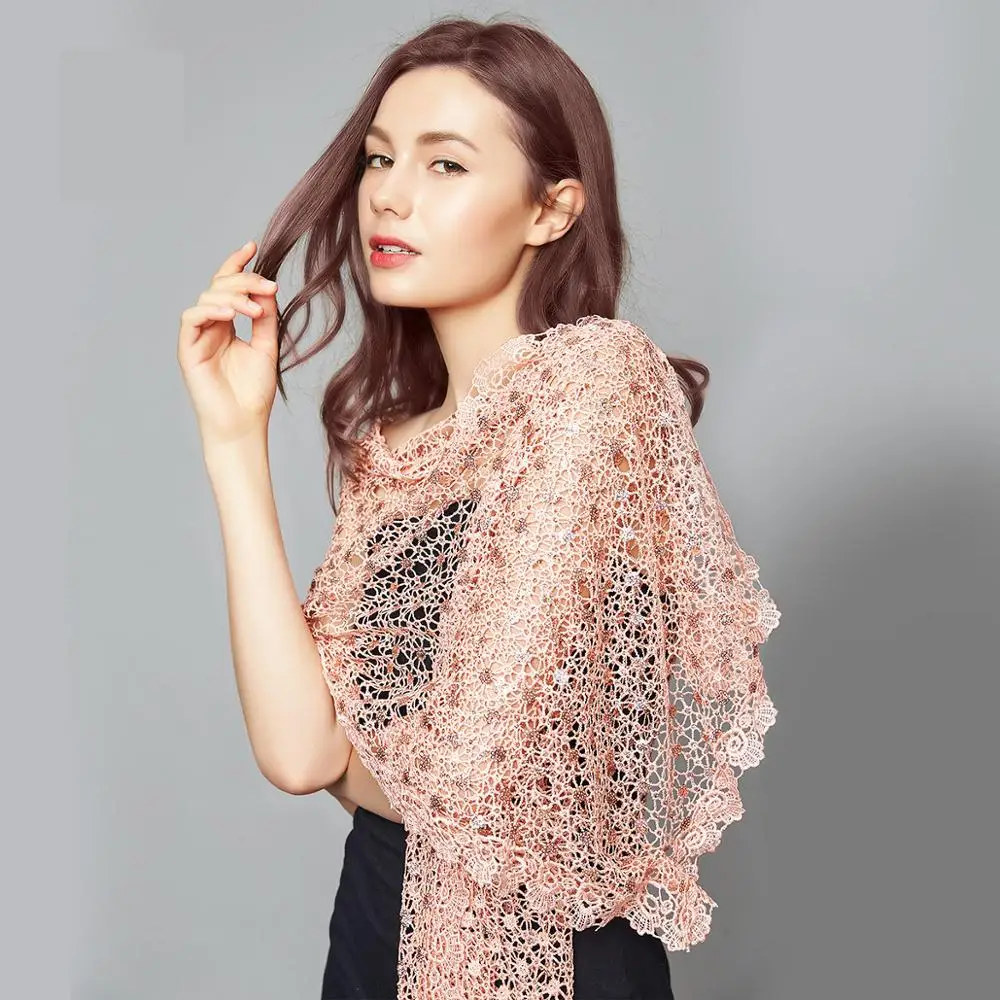 Luxury Cheongsam Shawls Women Lace Hollowing sequins Embroidery shawl and scarf All-Match Ladies Evening Wedding Shawls Tippet
Luxury Cheongsam Shawls Women Lace Hollowing sequins Embroidery shawl and scarf All-Match Ladies Evening Wedding Shawls Tippet