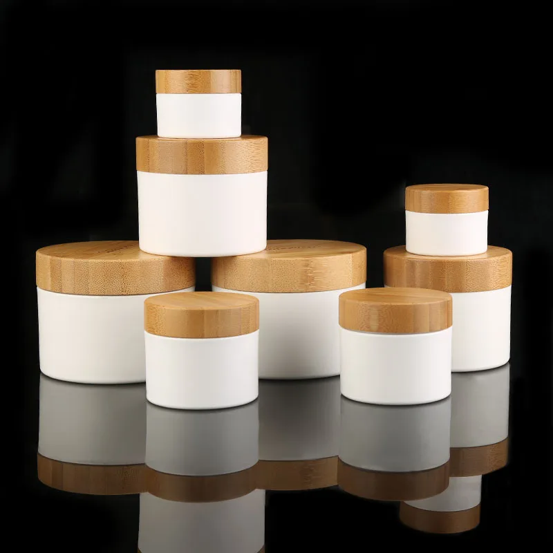 30g 50g 250g 150ML/150G Empty High-end Wooden Lid Pot PP Jar, Bamboo Cap Plastic White/Brown Jar,Cosmetic Cream Box n Bamboo Cap
30g 50g 250g 150ML/150G Empty High-end Wooden Lid Pot PP Jar, Bamboo Cap Plastic White/Brown Jar,Cosmetic Cream Box n Bamboo Cap