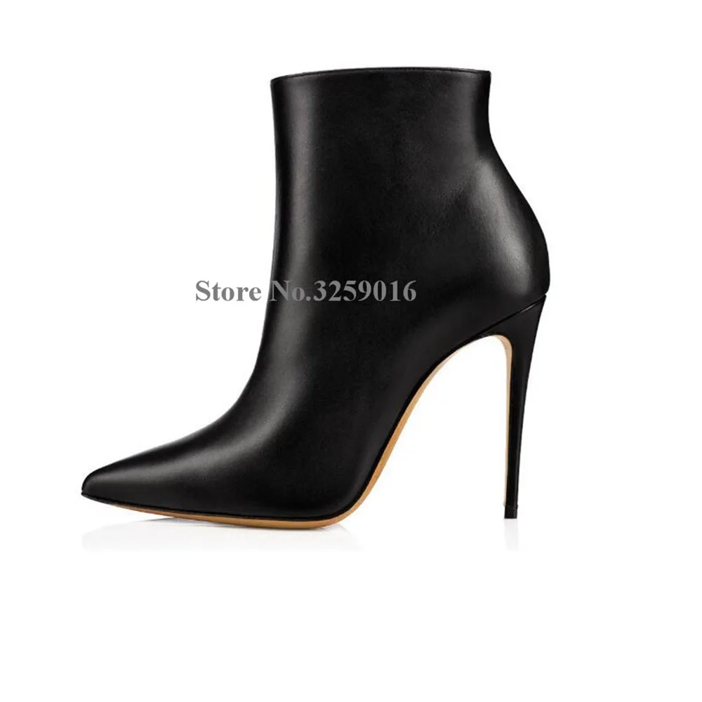Pointed Toe Thin Heel Boots Women Classical Style White Black Short Side Zipper-up Ankle Boots Formal Dress Shoes
Pointed Toe Thin Heel Boots Women Classical Style White Black Short Side Zipper-up Ankle Boots Formal Dress Shoes
