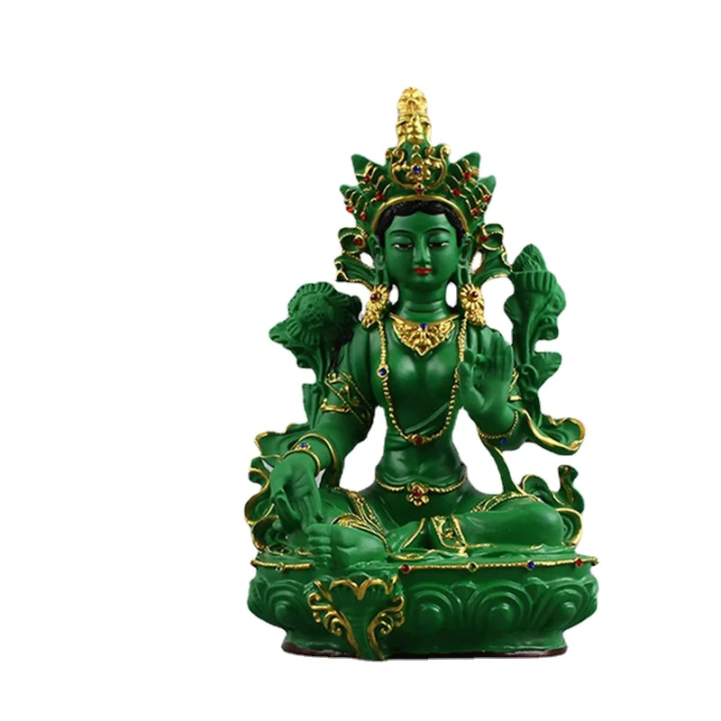 Green Tara Buddha painting Green Tara Bodhisattva Avalokitesvara Buddha resin crafts Buddha ornaments.
Green Tara Buddha painting Green Tara Bodhisattva Avalokitesvara Buddha resin crafts Buddha ornaments.