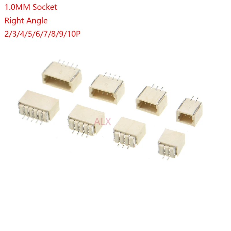 20pcs SH1.0 SMD SMT RIGHT ANGLE connector 1.0MM PITCH MALE pin header 2P/3P/4P/5P/6P/7P/8P/9P/10P FOR PCB BOARD SH SOCKET
20pcs SH1.0 SMD SMT RIGHT ANGLE connector 1.0MM PITCH MALE pin header 2P/3P/4P/5P/6P/7P/8P/9P/10P FOR PCB BOARD SH SOCKET