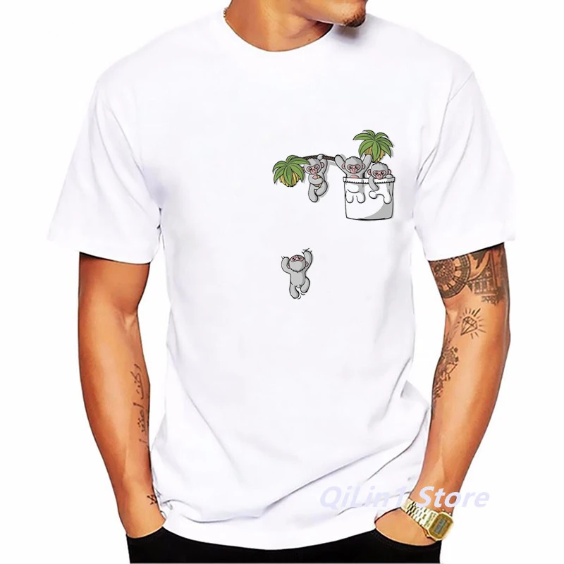 2024 Hot Sale Funny Koala/Panda/Sloth/Monkey/Panda Animal Pocket Print T Shirt Men Harajuku Shirt Summer Fashion T-Shirt Homme
2024 Hot Sale Funny Koala/Panda/Sloth/Monkey/Panda Animal Pocket Print T Shirt Men Harajuku Shirt Summer Fashion T-Shirt Homme