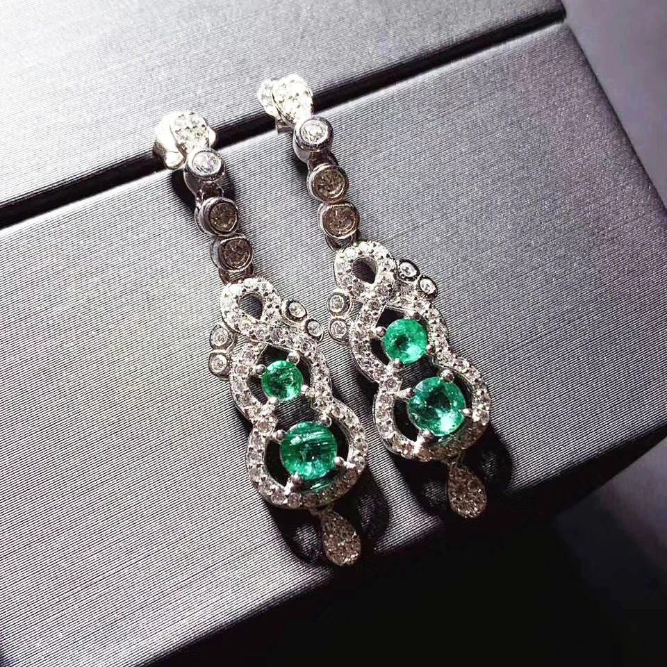 CoLife Jewelry Chinese Style Emerald Drop Earrings for Daily Wear 4 Pieces Natural Emerald Eardrop 925 Silver Emerald Jewelry
CoLife Jewelry Chinese Style Emerald Drop Earrings for Daily Wear 4 Pieces Natural Emerald Eardrop 925 Silver Emerald Jewelry